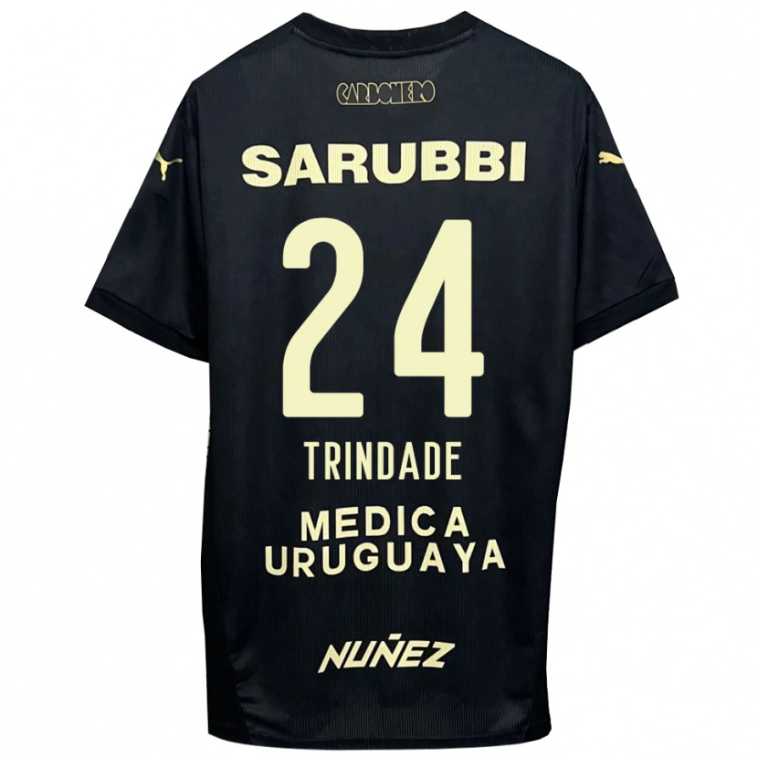 Danxen Women Jesús Trindade #24 Black Gold Away Jersey 2025/26 T-Shirt