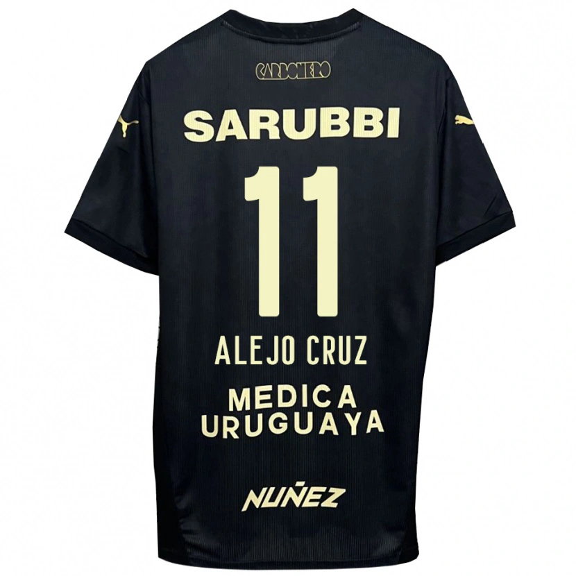 Danxen Women Alejo Cruz #11 Black Gold Away Jersey 2025/26 T-Shirt