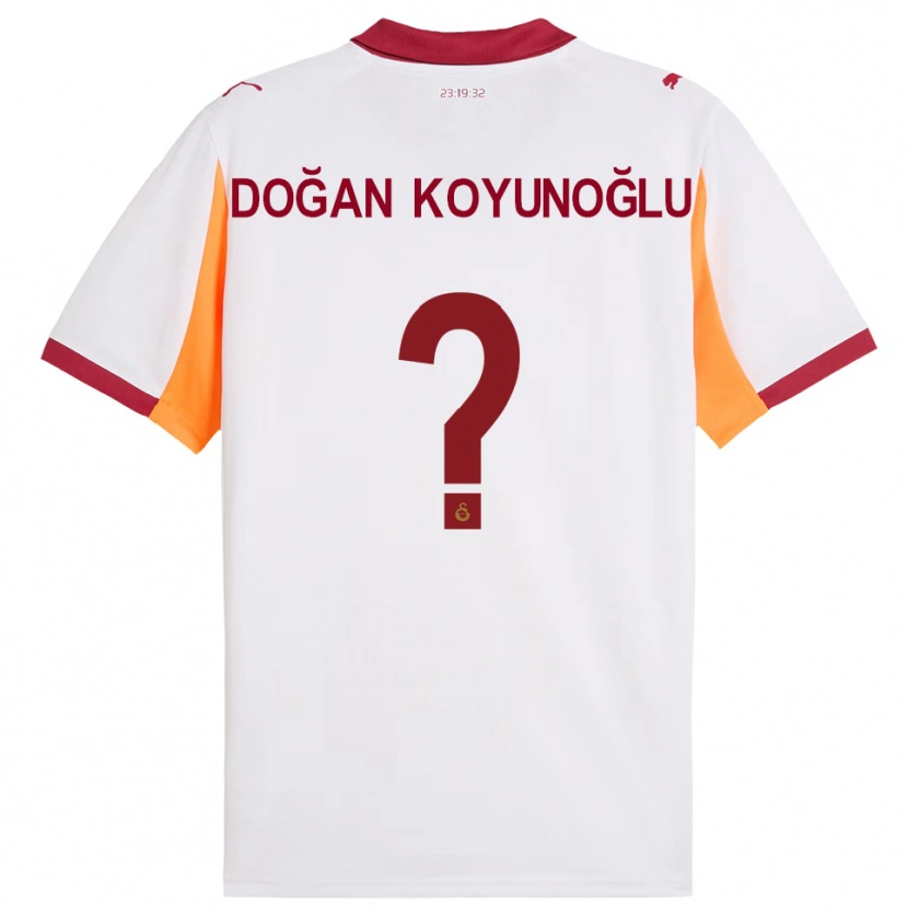 Danxen Women Arda Doğan Koyunoğlu #0 White Red Away Jersey 2025/26 T-Shirt