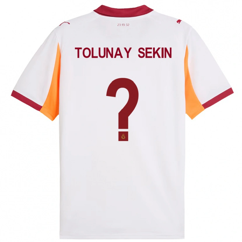 Danxen Women Burak Tolunay Sekin #0 White Red Away Jersey 2025/26 T-Shirt