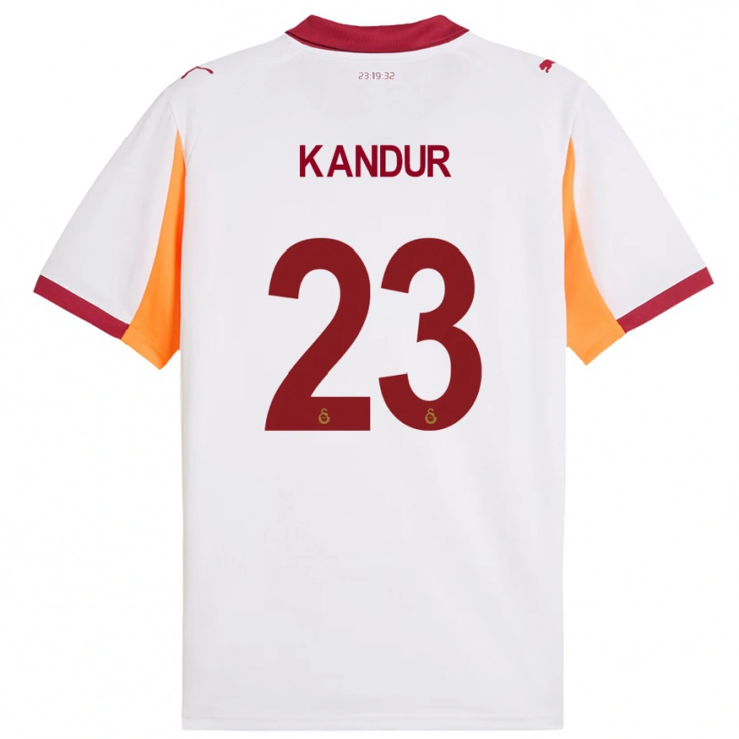 Danxen Women Müge Kandur #23 White Red Away Jersey 2025/26 T-Shirt
