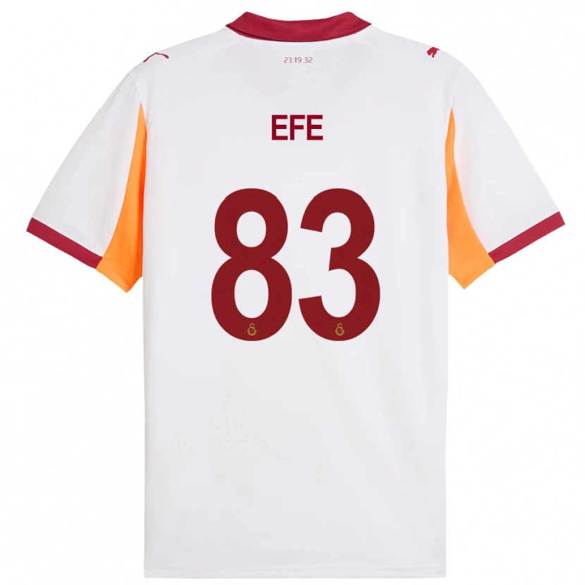 Danxen Women Efe Akman #83 White Red Away Jersey 2025/26 T-Shirt