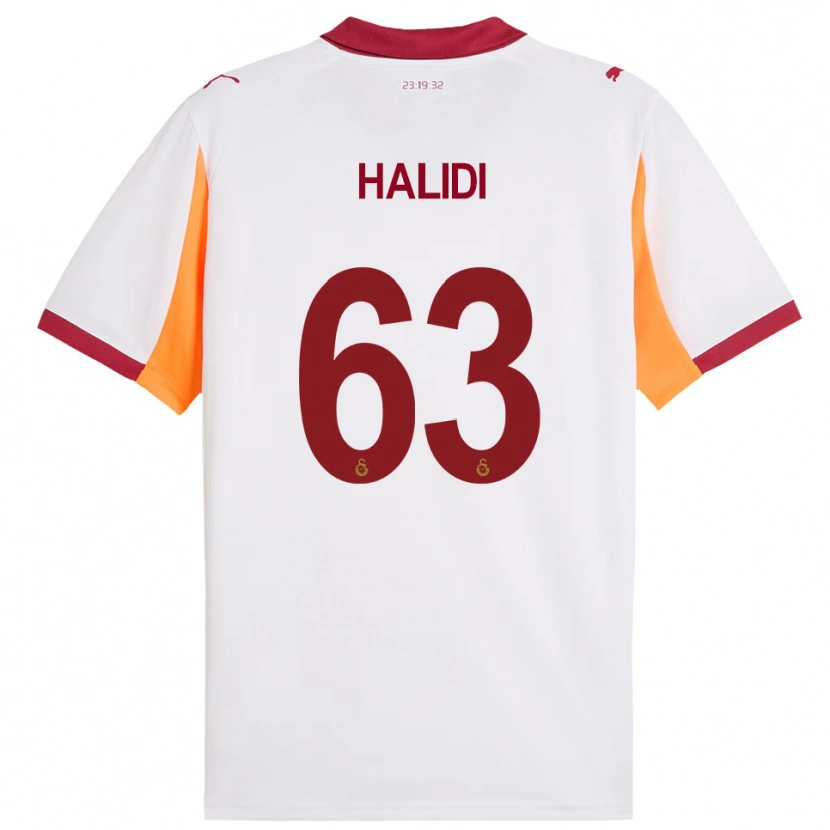 Danxen Women İsa Halidi #63 White Red Away Jersey 2025/26 T-Shirt