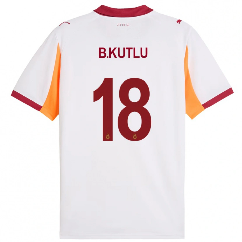 Danxen Women Berkan Kutlu #18 White Red Away Jersey 2025/26 T-Shirt
