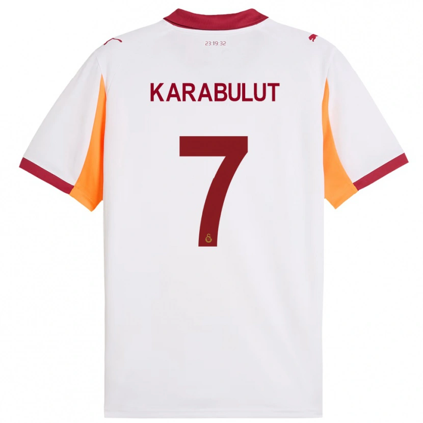 Danxen Women Arzu Karabulut #7 White Red Away Jersey 2025/26 T-Shirt