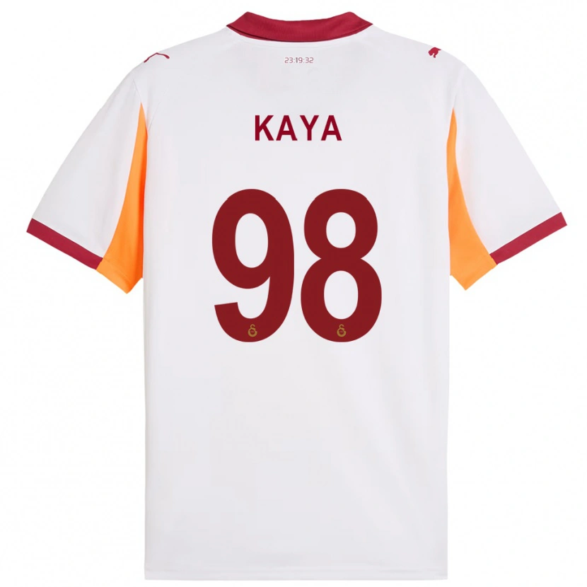 Danxen Women Eren Kaya #98 White Red Away Jersey 2025/26 T-Shirt