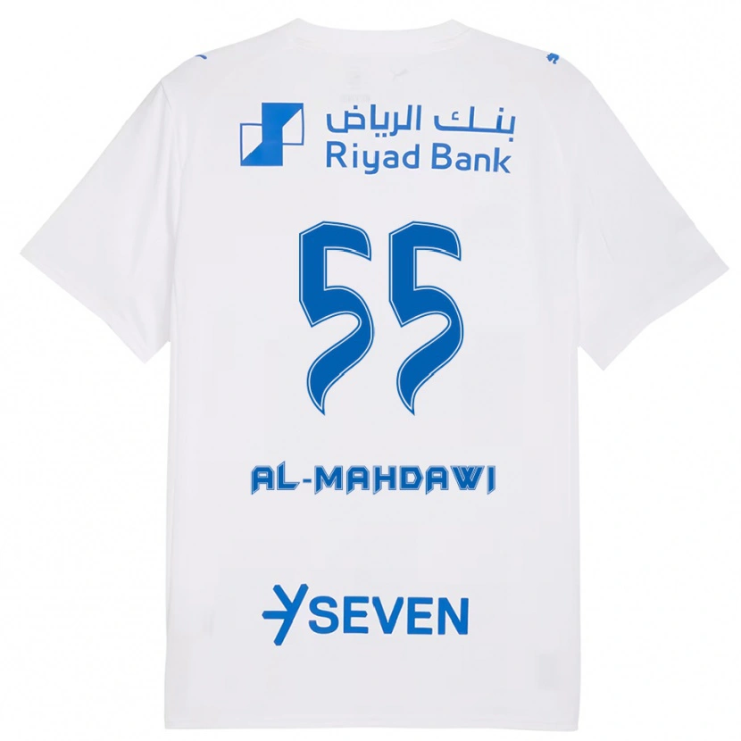 Danxen Women Ali Al-Mahdawi #55 White Blue Away Jersey 2025/26 T-Shirt