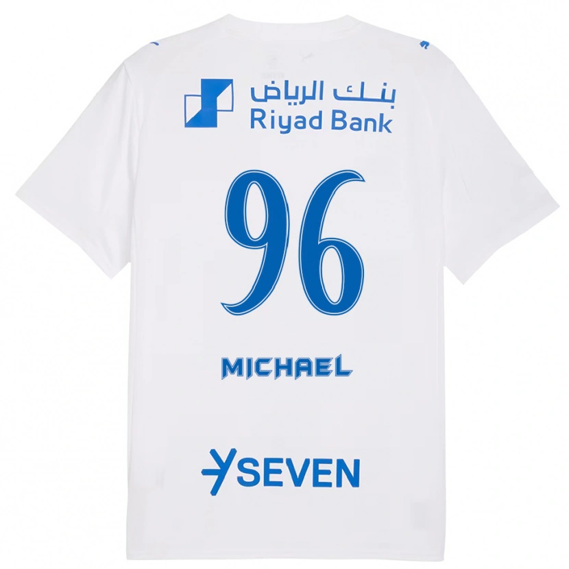 Danxen Women Michael #96 White Blue Away Jersey 2025/26 T-Shirt