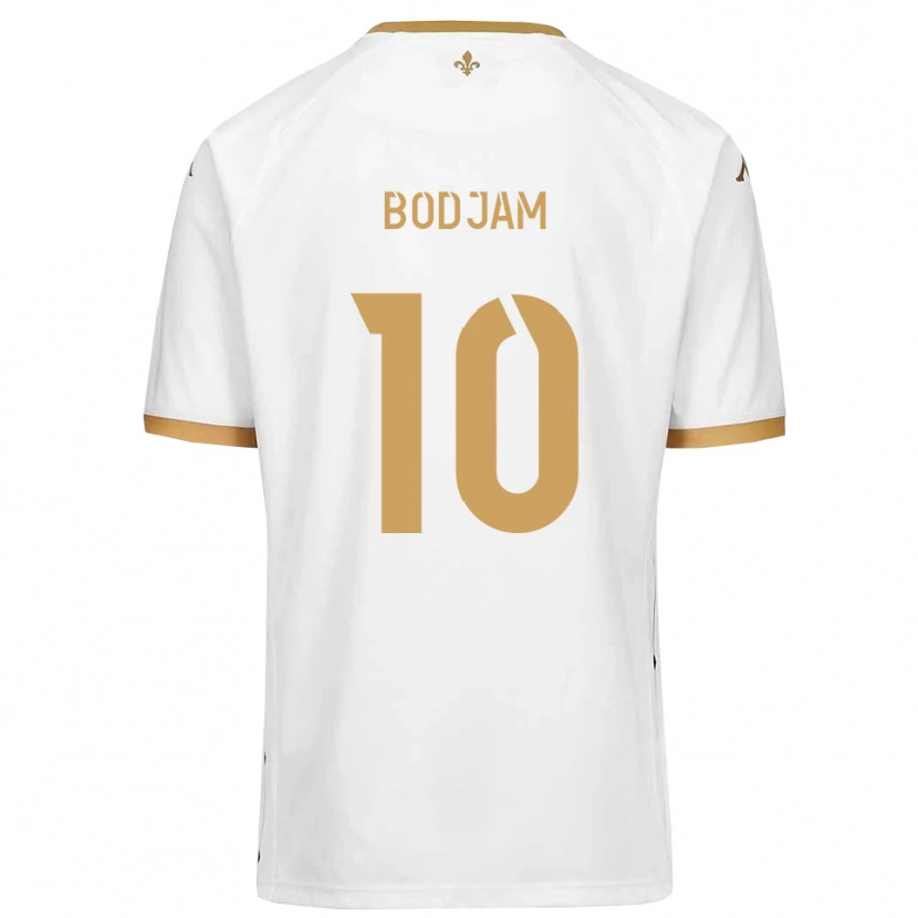 Danxen Women Dabana Bodjam #10 White Gold Away Jersey 2025/26 T-Shirt