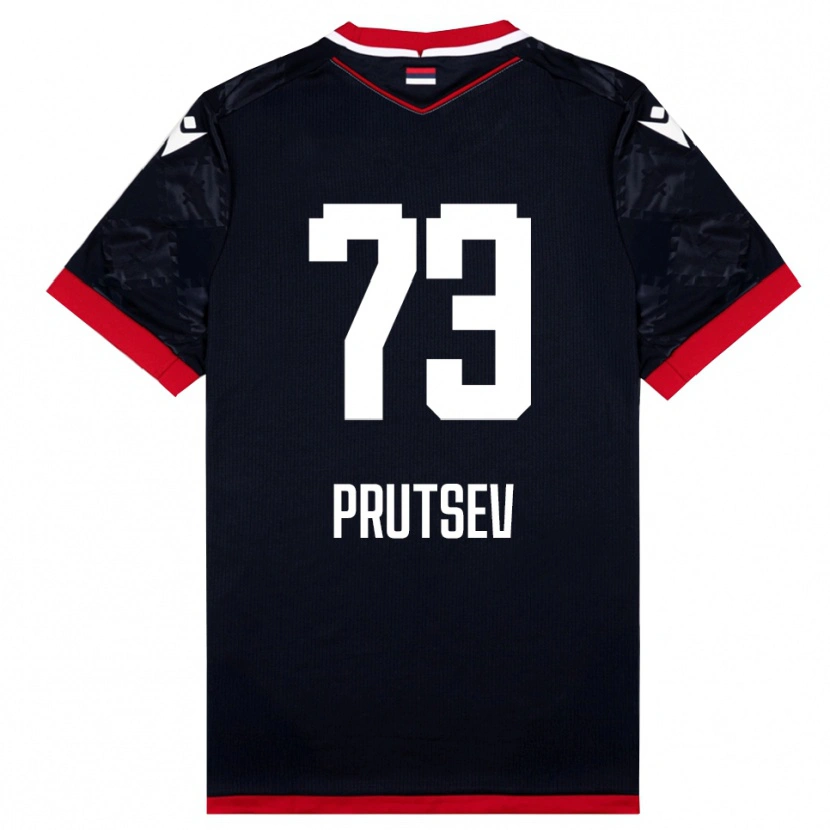 Danxen Women Egor Prutsev #73 Black Red Away Jersey 2025/26 T-Shirt