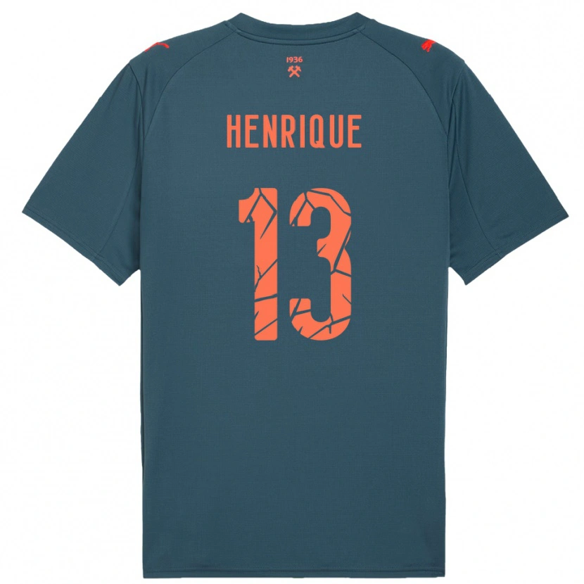Danxen Women Pedro Henrique #13 Navy Red Away Jersey 2025/26 T-Shirt