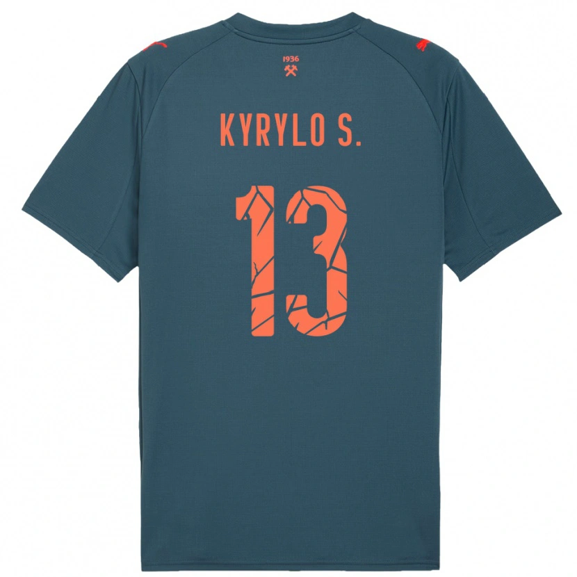 Danxen Women Kyrylo Savchenko #13 Navy Red Away Jersey 2025/26 T-Shirt