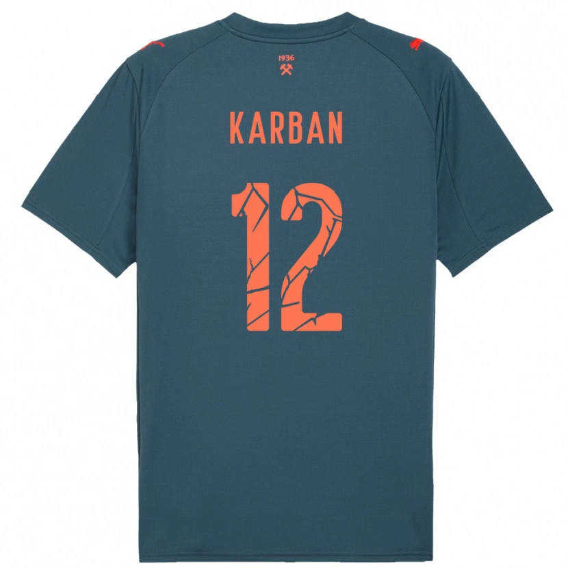 Danxen Women Yevheniia Karban #12 Navy Red Away Jersey 2025/26 T-Shirt
