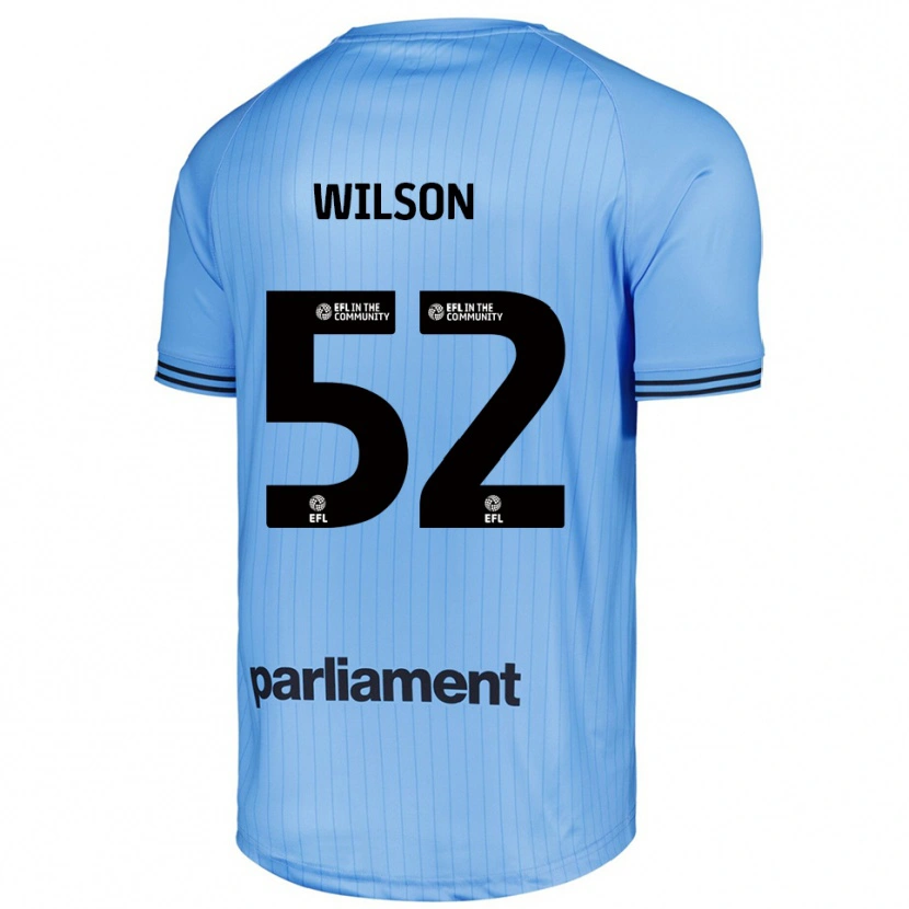 Danxen Kid Aston Wilson #52 Light Sky Blue Goalkeeper Jersey 2025/26 T-Shirt