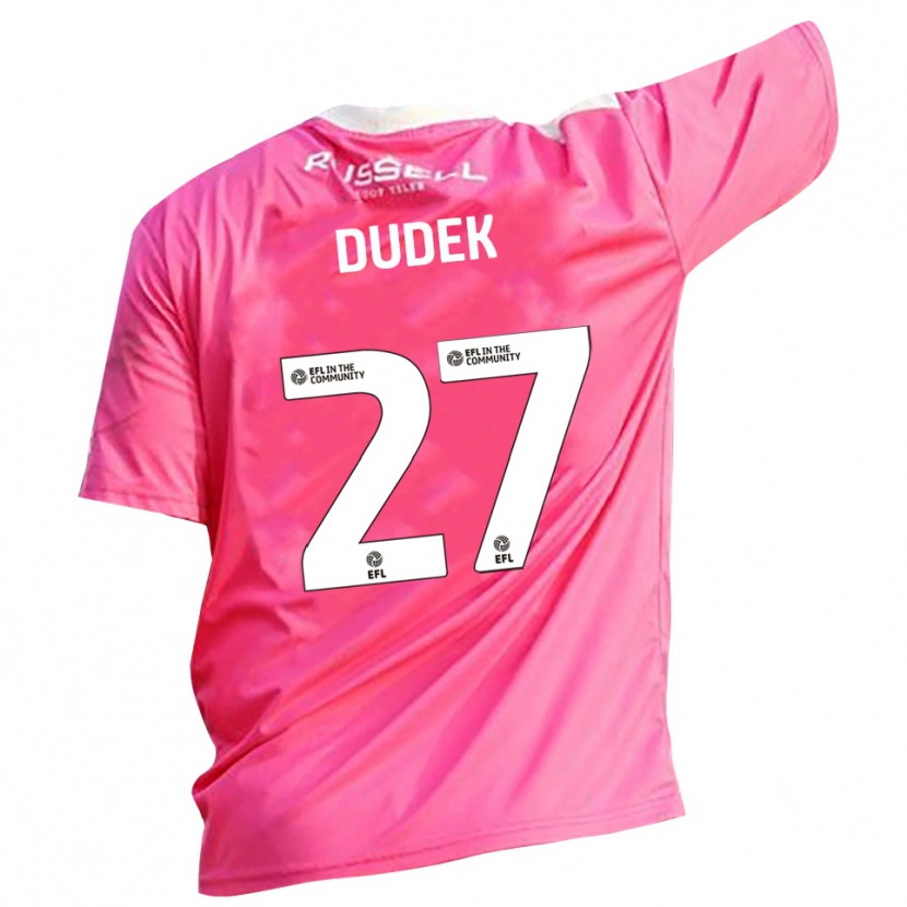 Danxen Kid Kamil Dudek #27 Rose Pink Goalkeeper Jersey 2025/26 T-Shirt