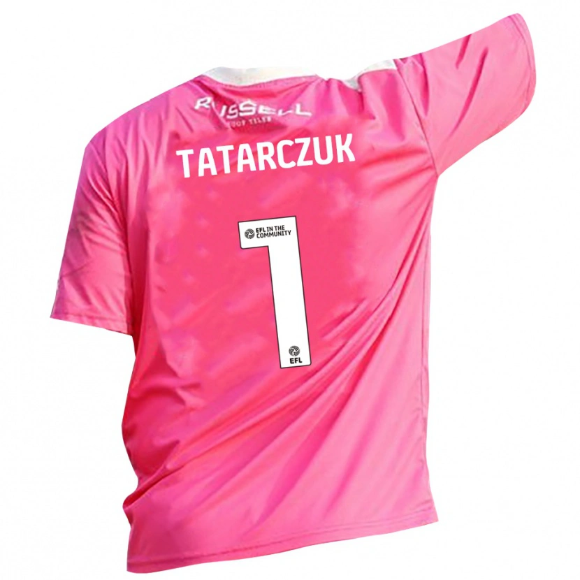 Danxen Kid Olena Tatarczuk #1 Rose Pink Goalkeeper Jersey 2025/26 T-Shirt