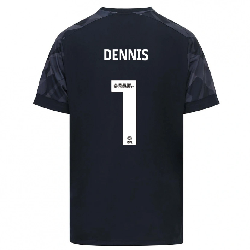 Danxen Kid Jake Dennis #1 Black White Goalkeeper Jersey 2025/26 T-Shirt