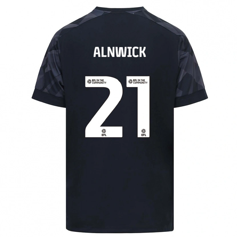 Danxen Kid Jak Alnwick #21 Black White Goalkeeper Jersey 2025/26 T-Shirt