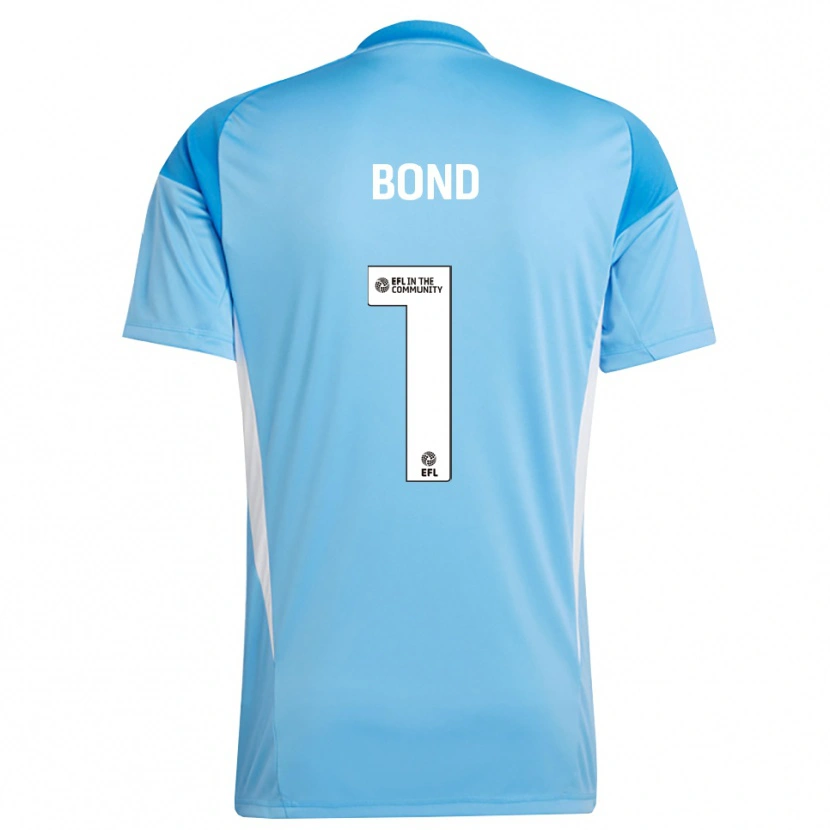 Danxen Kid Abbi Bond #1 Sky Blue Goalkeeper Jersey 2025/26 T-Shirt