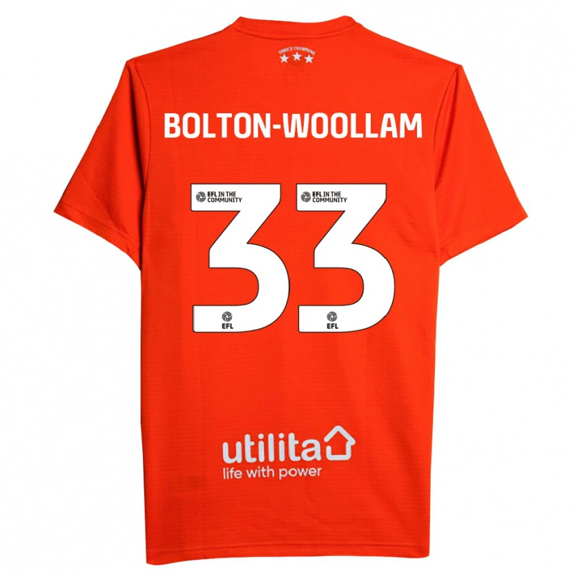 Danxen Kid Kacey Bolton-Woollam #33 Red White Goalkeeper Jersey 2025/26 T-Shirt