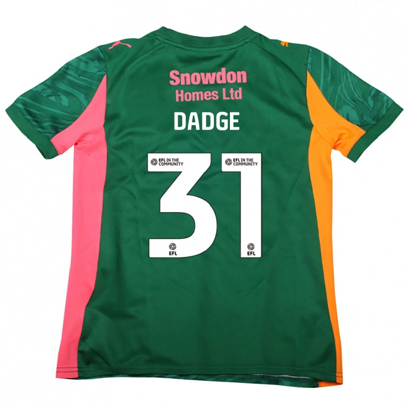 Danxen Kid James Dadge #31 Dark Green Pink Goalkeeper Jersey 2025/26 T-Shirt