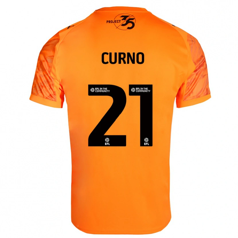 Danxen Kid Maddi Curno #21 Orange Black Goalkeeper Jersey 2025/26 T-Shirt