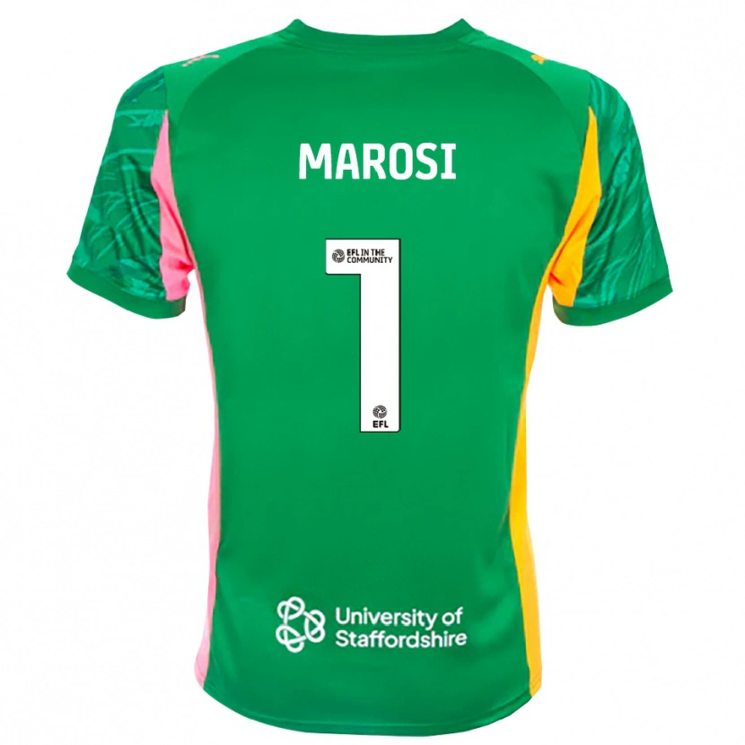 Danxen Kid Marko Marosi #1 Green Pink Orange Goalkeeper Jersey 2025/26 T-Shirt