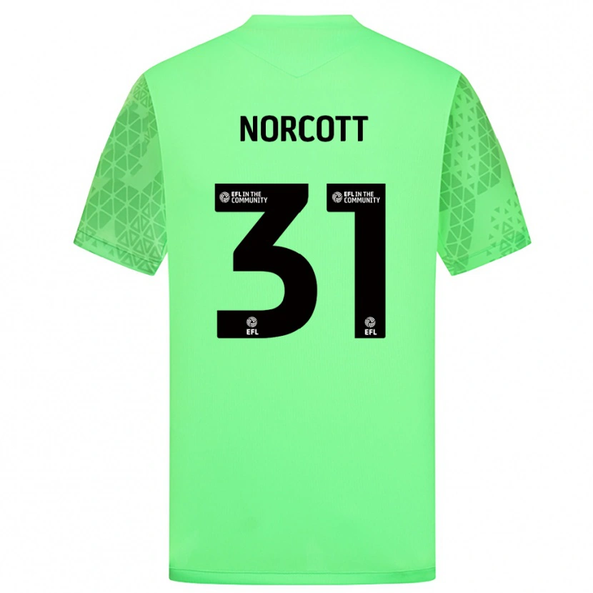 Danxen Kid Tom Norcott #31 Light Green Goalkeeper Jersey 2025/26 T-Shirt