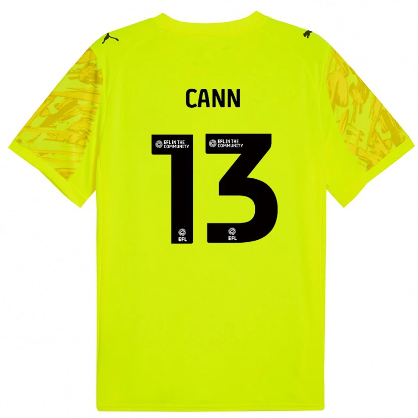 Danxen Kid Ted Cann #13 Fluorescent Green Black Goalkeeper Jersey 2025/26 T-Shirt