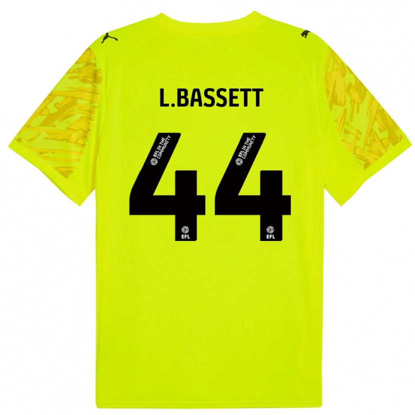 Danxen Kid Louis Bassett #44 Fluorescent Green Black Goalkeeper Jersey 2025/26 T-Shirt