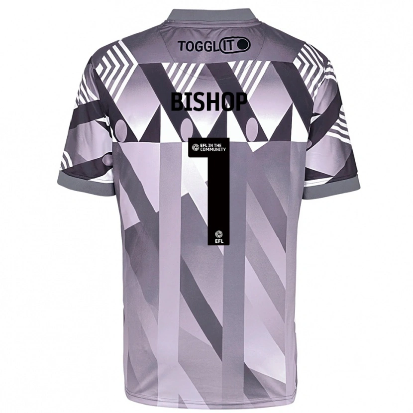Danxen Kid Nathan Bishop #1 Light Gray Goalkeeper Jersey 2025/26 T-Shirt