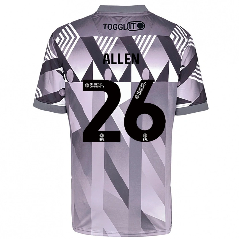 Danxen Kid Lauren Allen #26 Light Gray Goalkeeper Jersey 2025/26 T-Shirt