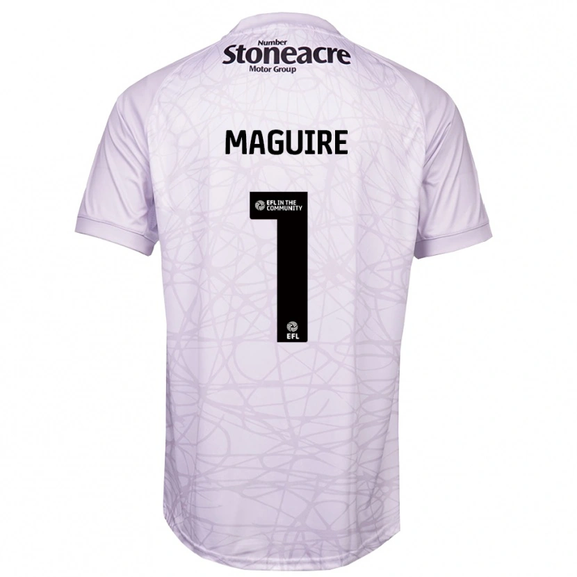 Danxen Kid Imogen Maguire #1 Light Gray Black Goalkeeper Jersey 2025/26 T-Shirt