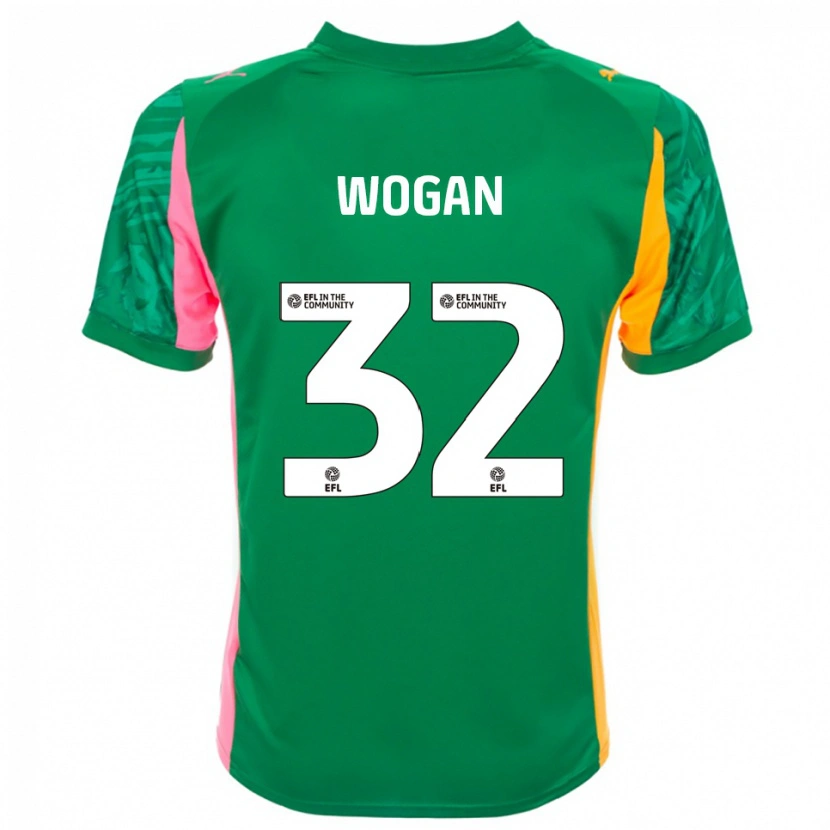 Danxen Kid Andrew Wogan #32 Green Pink White Goalkeeper Jersey 2025/26 T-Shirt
