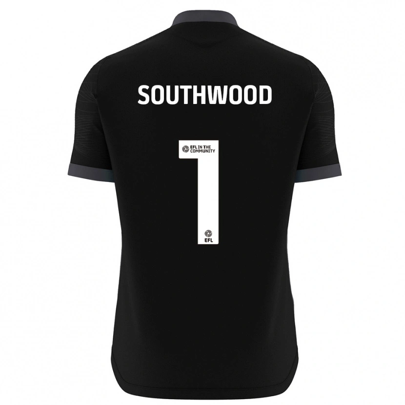 Danxen Kid Luke Southwood #1 Black White Goalkeeper Jersey 2025/26 T-Shirt