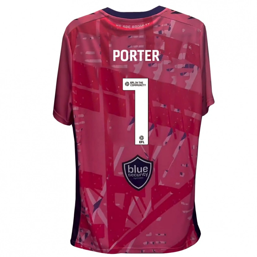 Danxen Kid George Porter #1 Pink White Goalkeeper Jersey 2025/26 T-Shirt