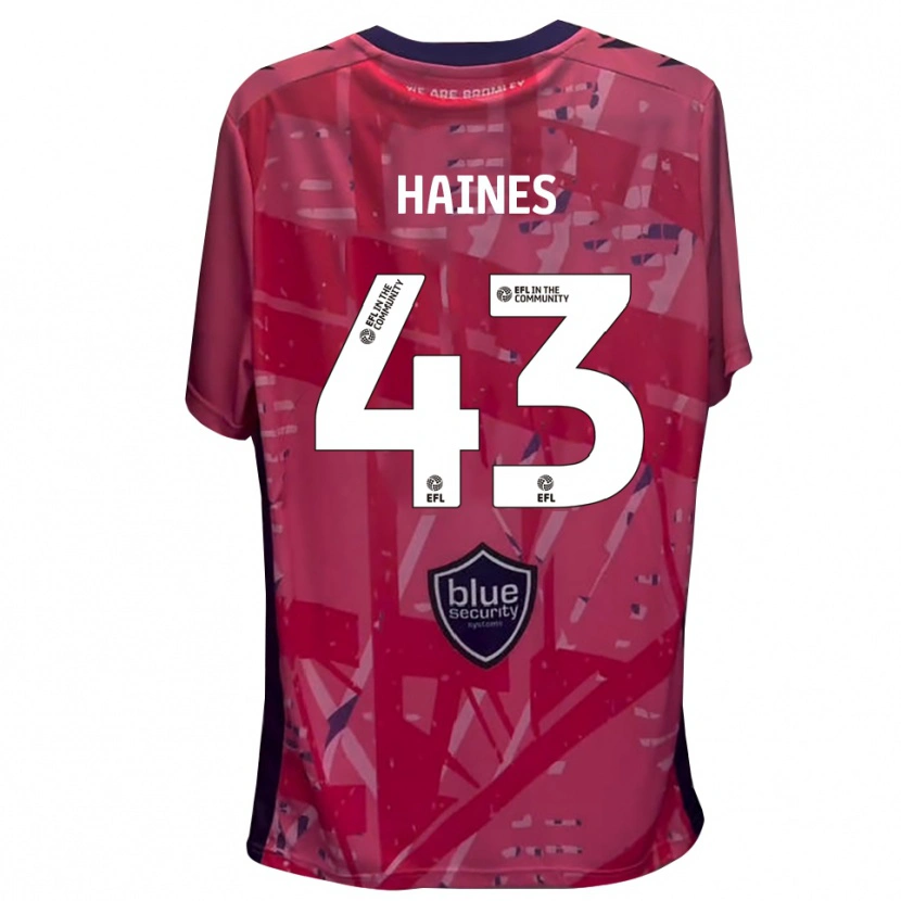 Danxen Kid Harry Haines #43 Pink White Goalkeeper Jersey 2025/26 T-Shirt