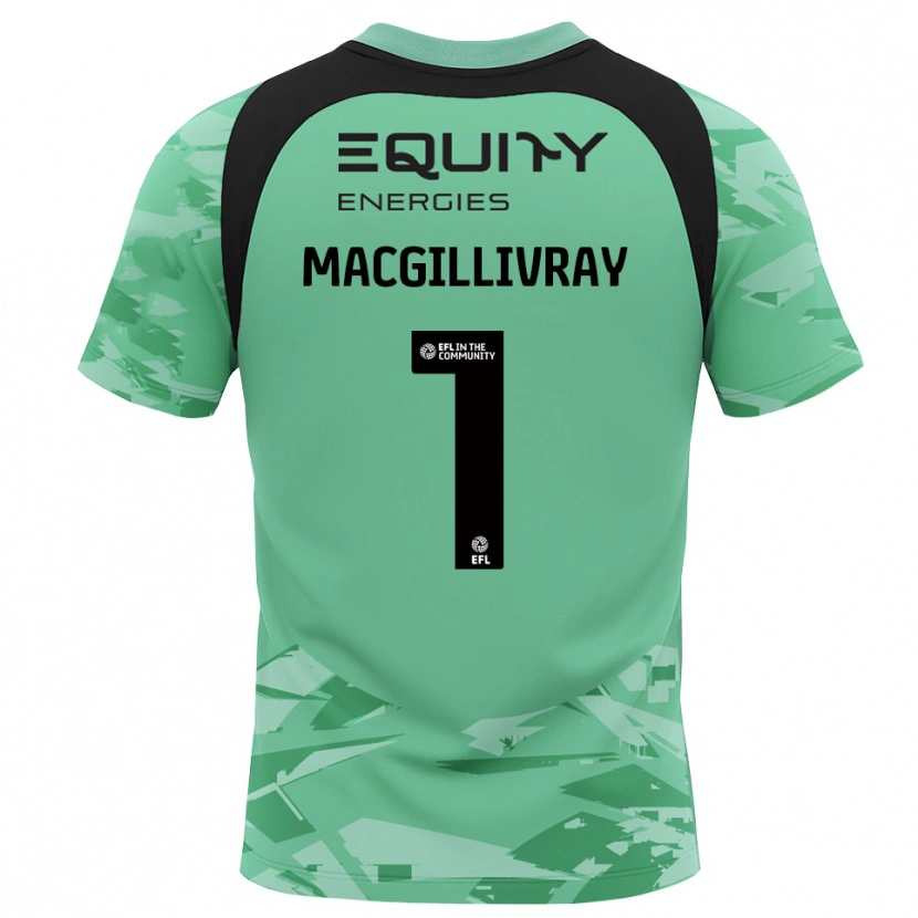 Danxen Kid Craig MacGillivray #1 Light Green Glack Goalkeeper Jersey 2025/26 T-Shirt