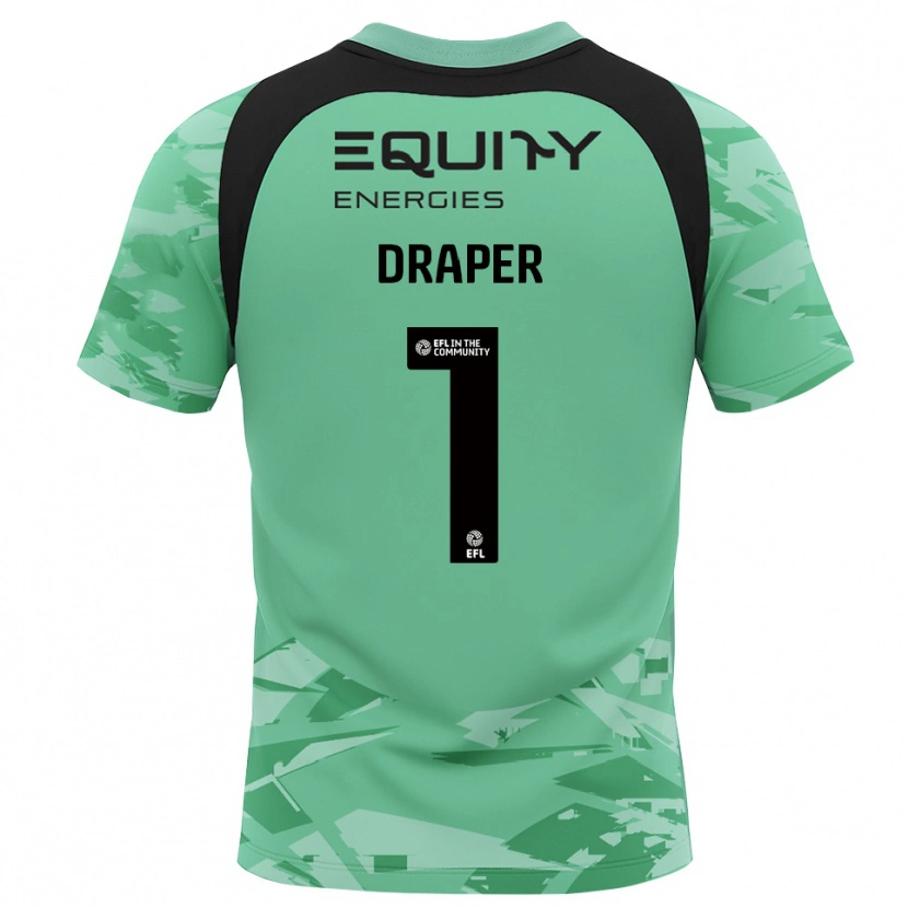 Danxen Kid Anna Draper #1 Light Green Glack Goalkeeper Jersey 2025/26 T-Shirt