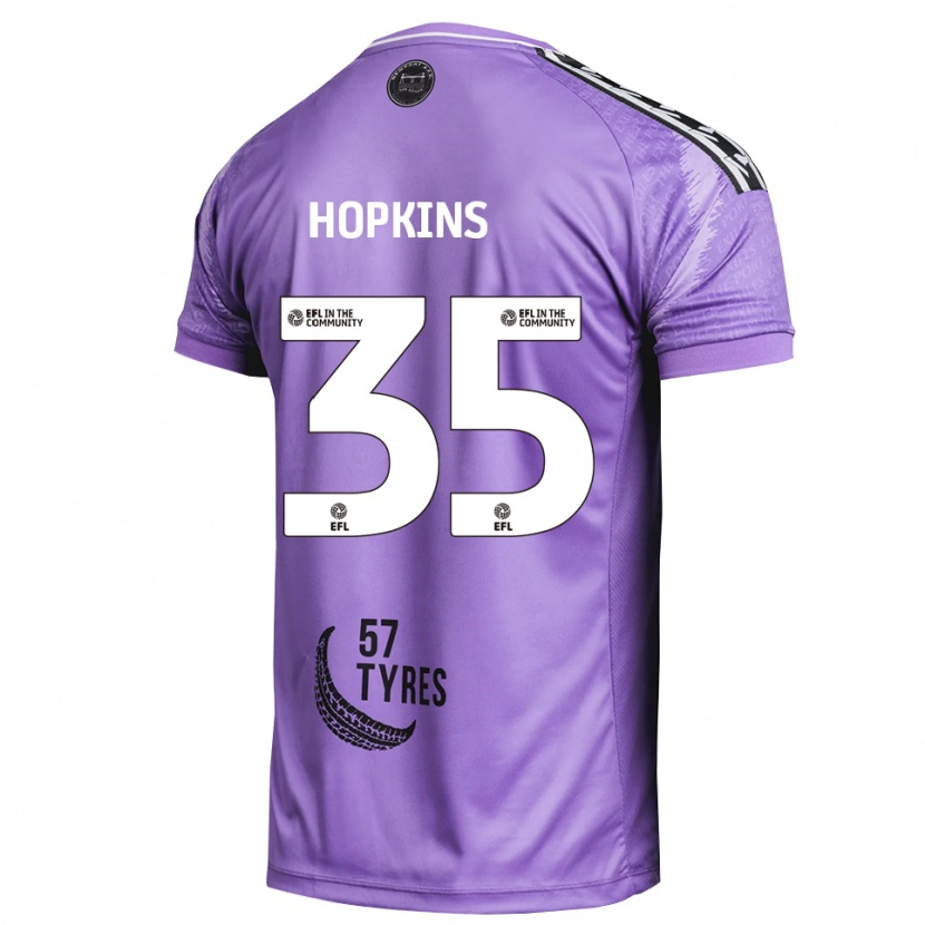 Danxen Kid Bailey Hopkins #35 Light Purple Goalkeeper Jersey 2025/26 T-Shirt