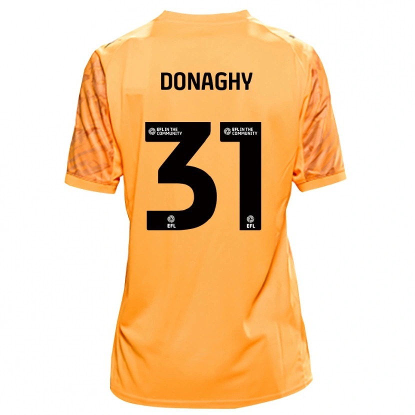 Danxen Kid Tom Donaghy #31 Orange Black Goalkeeper Jersey 2025/26 T-Shirt