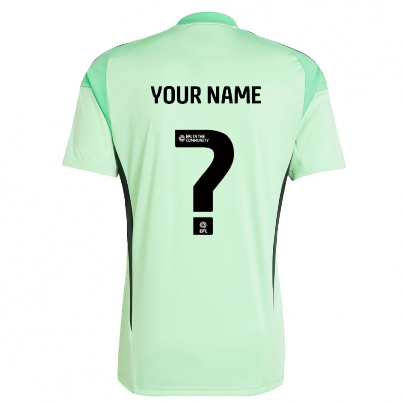 Danxen Kid Salford City Light Green Black Goalkeeper Jersey 2025/26 T-Shirt