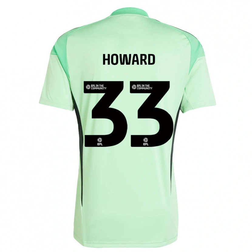 Danxen Kid Mark Howard #33 Light Green Black Goalkeeper Jersey 2025/26 T-Shirt