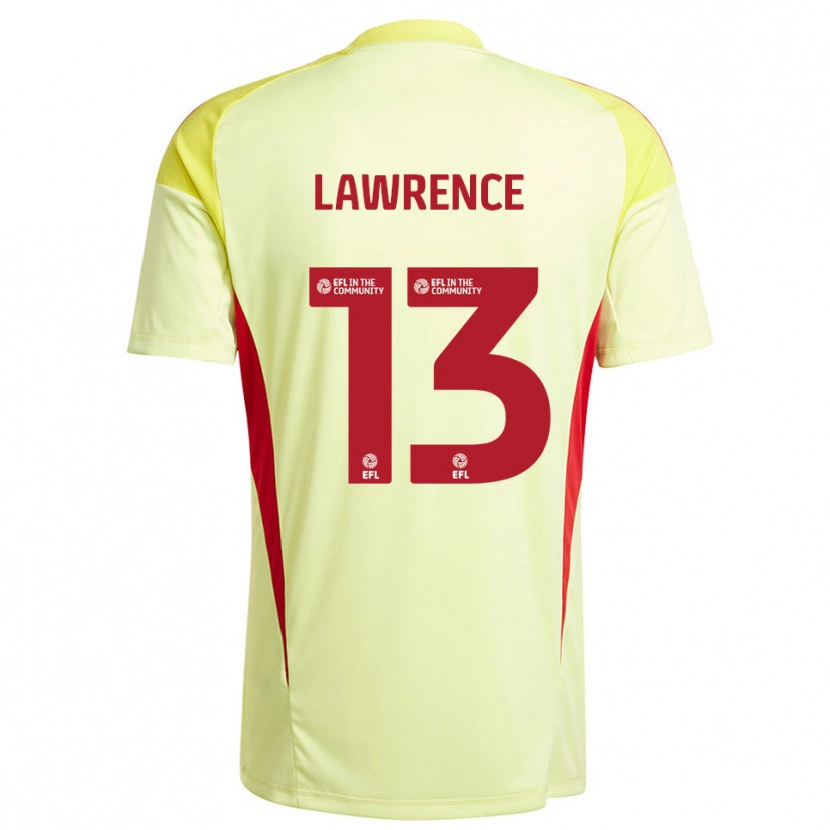 Danxen Kid Charlie Lawrence #13 Pale Yellow Goalkeeper Jersey 2025/26 T-Shirt