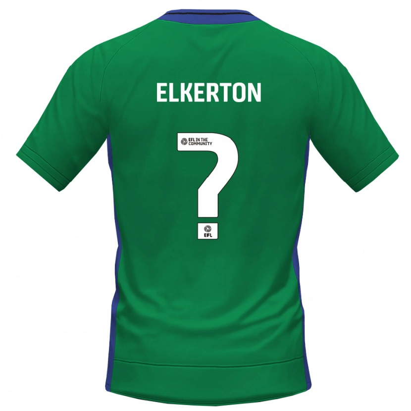 Danxen Kid Ava Elkerton #0 Green Blue Goalkeeper Jersey 2025/26 T-Shirt
