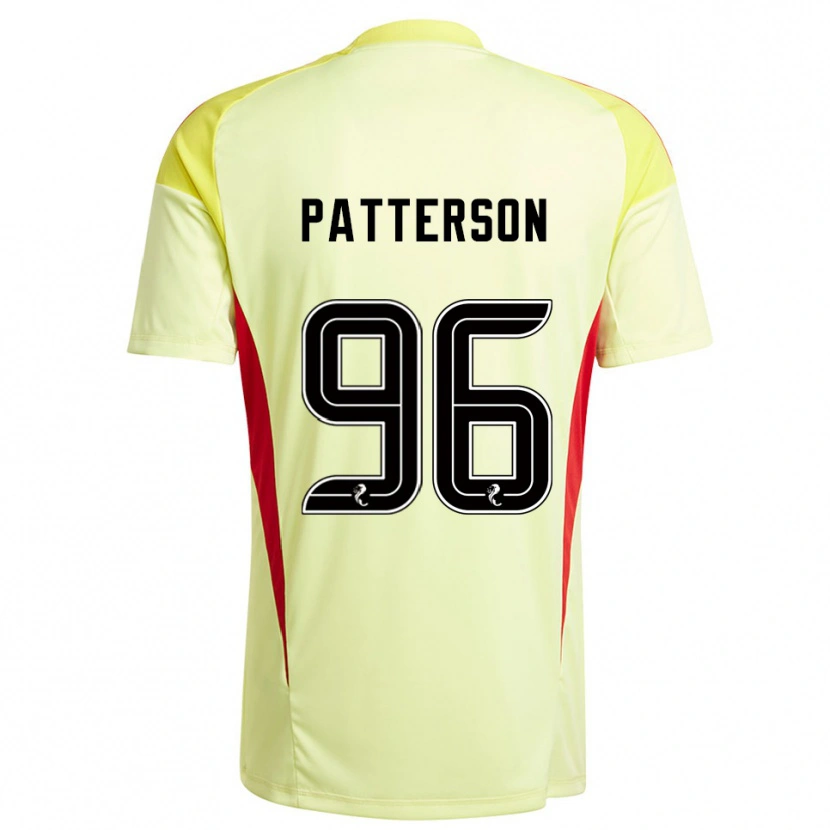 Danxen Kid Cameron Patterson #96 Yellow Red Goalkeeper Jersey 2025/26 T-Shirt