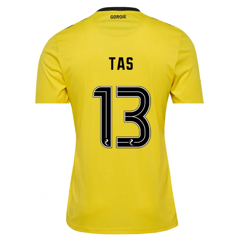 Danxen Kid Lyndon Tas #13 Yellow Red Black Goalkeeper Jersey 2025/26 T-Shirt