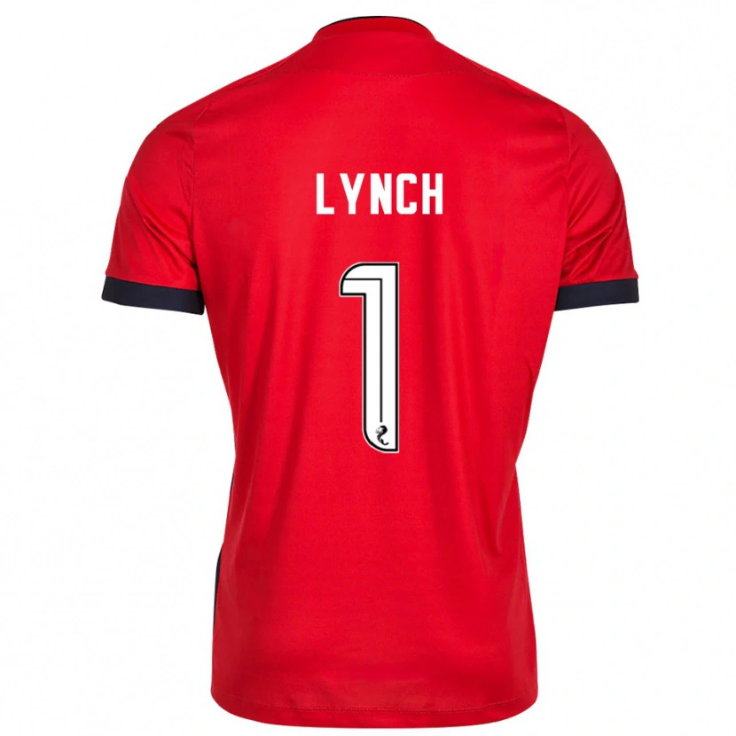 Danxen Kid Ruaridh Lynch #1 Red White Goalkeeper Jersey 2025/26 T-Shirt