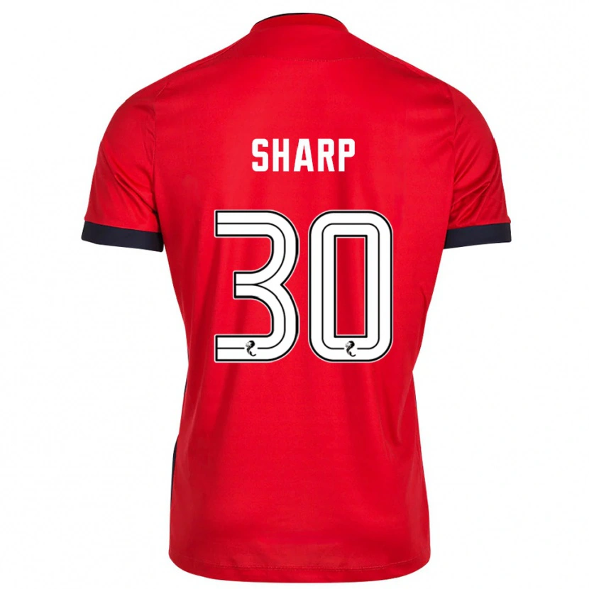Danxen Kid Harry Sharp #30 Red White Goalkeeper Jersey 2025/26 T-Shirt