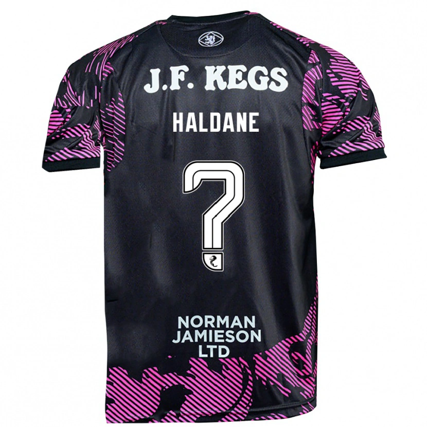 Danxen Kid Lewis Haldane #0 Pink Black Goalkeeper Jersey 2025/26 T-Shirt